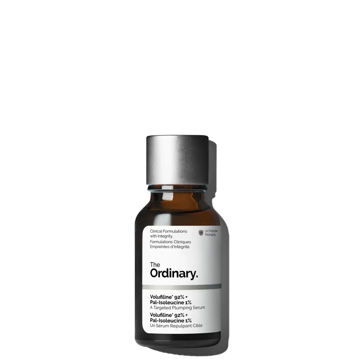 Bottle of The Ordinary Volufiline 92% and Pal-Isoleucine 1% plumping serum